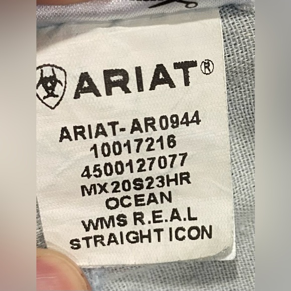 Ariat R.E.A.L. Western Straight Denim  Jeans 29x33 Stretch EUC - Picture 7 of 11